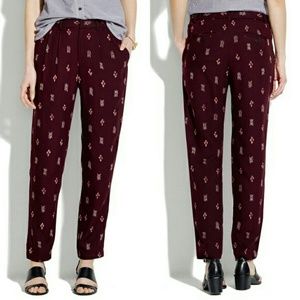 Madewell delancey slouch trousers